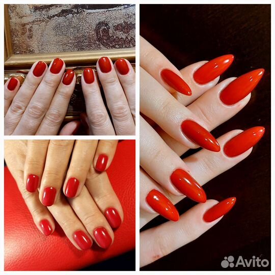 Маникюр гель-лак,наращивание