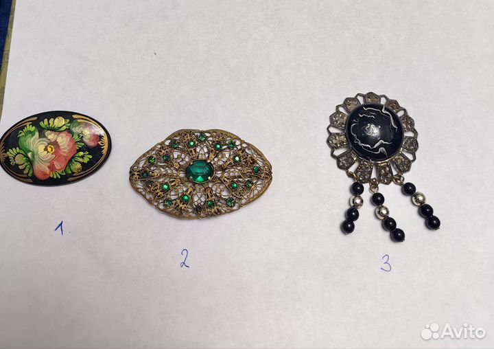 Кулон из нефрита винтаж