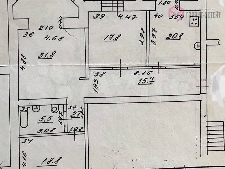 3-к. квартира, 114,2 м², 4/6 эт.