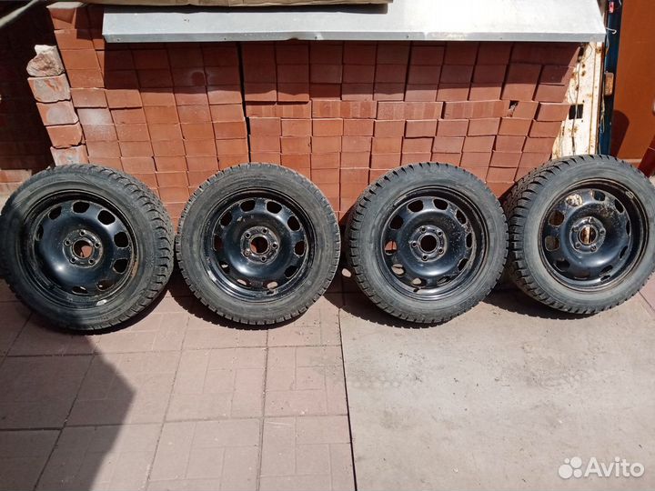 Кама Евро 205/55 R16 шипы на дисках 4 шт