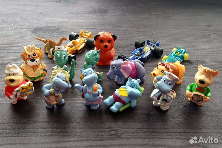 Игрушки из киндера 90х