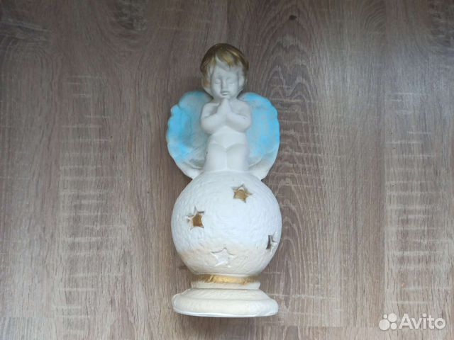 Ангел копилка из гипса