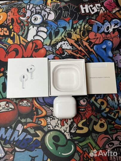 Наушники apple airpods 4 с шумоподавлением