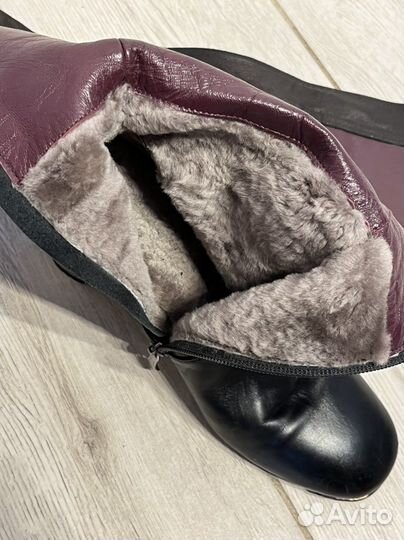 Сапоги женские на меху Fabiani размер 38.5
