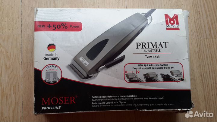 Машинка Проф для Людей и Ж Moser Primat adjustable