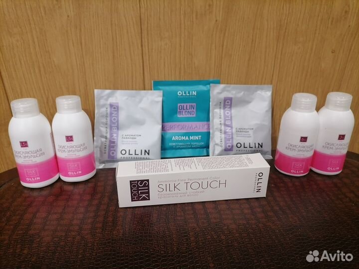 Корректор безаммиачный Ollin Silk+эмульсия+порошок