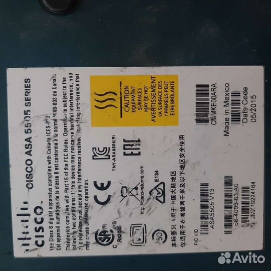 Коммутатор cisco asa 5505