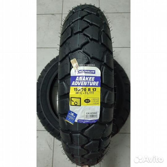 Моторезина 150 70 17 Michelin Anakee Adventure
