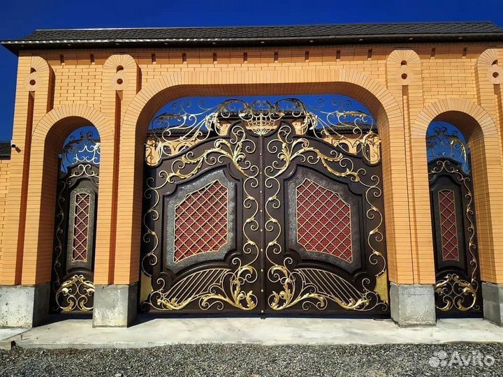 Кованые ворота и заборы
