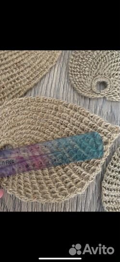 Салфетка вязаная коючком винтажная 40 см