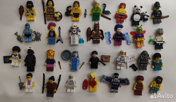 Lego minifigures (минифигурки, человечки), от