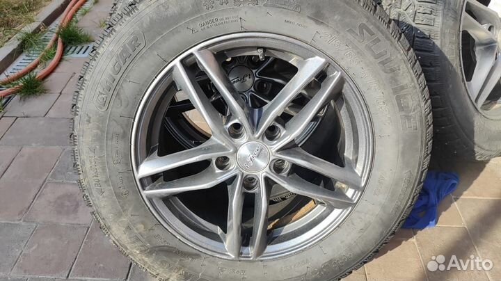 Колеса в сборе R16 зимние на Hyundai Creta