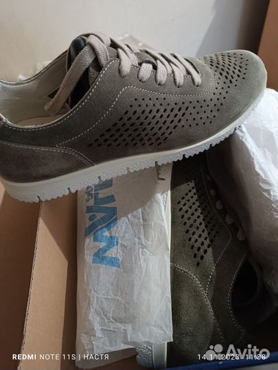 Мужские туфли из натуральной замши 42 размер