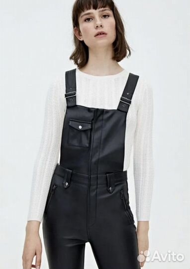 Комбинезон кожаный