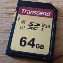 Карта памяти transcend 64 GB sdxc