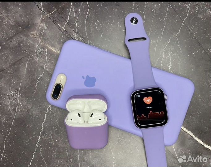 Комплект Airpods 2 + Apple watch (гарантия)