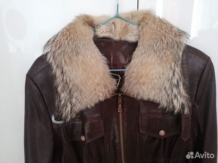 Куртка кожаная натуральная с мехом LederHous