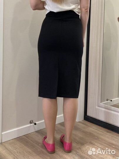 Юбка карандаш черная