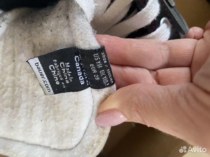 Хоккейные коньки bauer детские 10Y