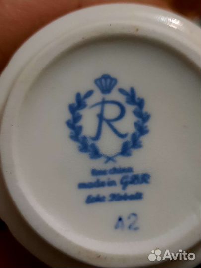 Кобальт,сервиз чайный и кофейный.Редкий