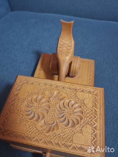 Сигаретница СССР с птичкой винтажная