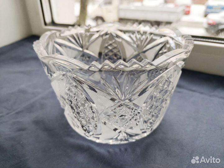 Хрустальная конфетница СССР