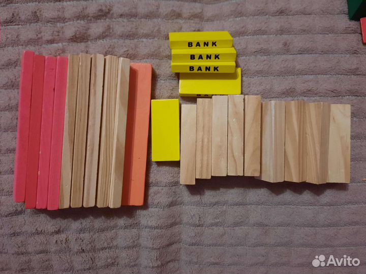 Конструктор деревянный 68 деталей