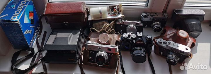 Зенит с паспортом. Коллекция фотоаппаратов. Фэд