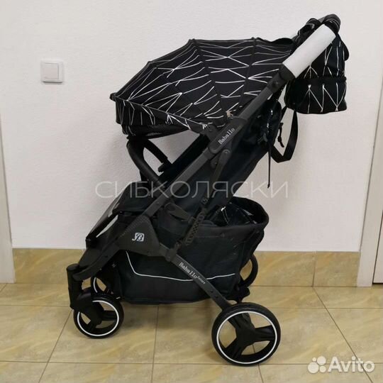 Коляска babalo future 2023 серебристые полоски