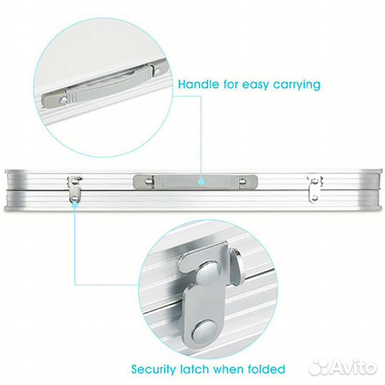 Складной стол и 4 стула