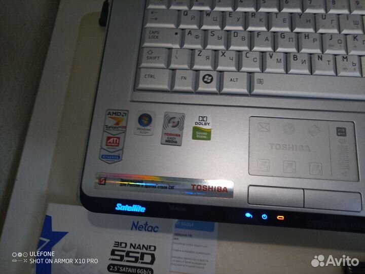 Ноутбук toshiba satellite a210-1ao