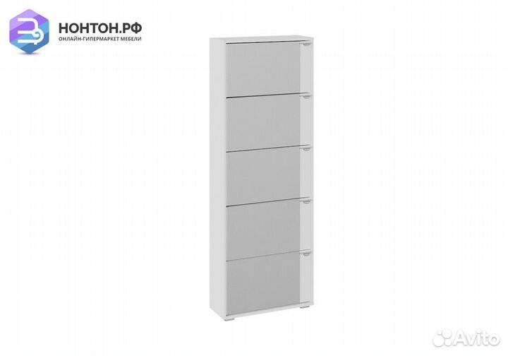 Тумба для обуви тип 9 белый ясень