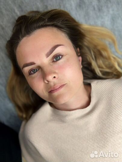 Перманент Пудровые брови