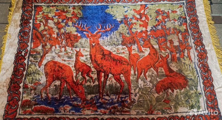 Покрывало плюшевое СССР