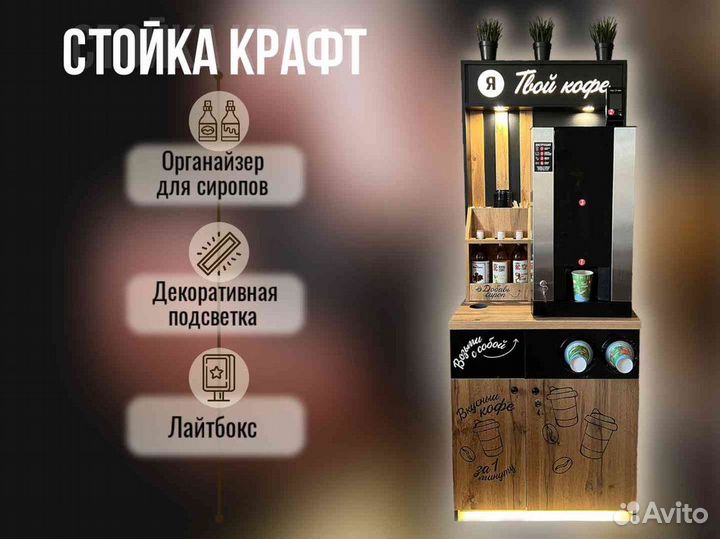 Кофейня самообслуживания в пункты выдачи «Boxberry