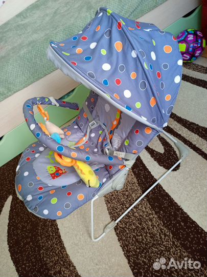 Шезлонг качалка детский