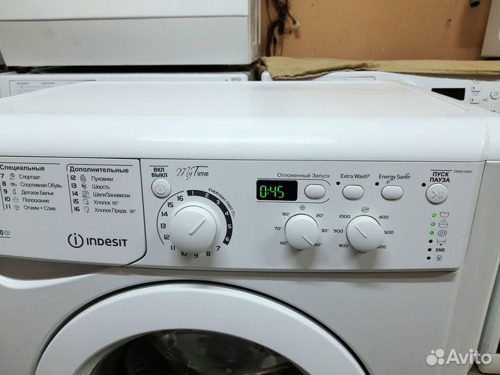 Стиральная машина Indesit 5кг 40см б/у 3 года