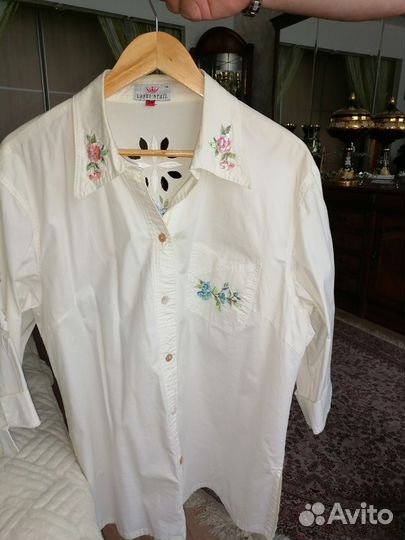 Рубашка джинсовая, размер 3xl