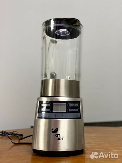 Блендер KitFort KT-1301 LCD чаша стекло