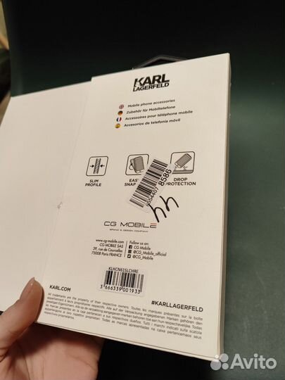 Чехол на iPhone 11 karl lagerfeld почти новый