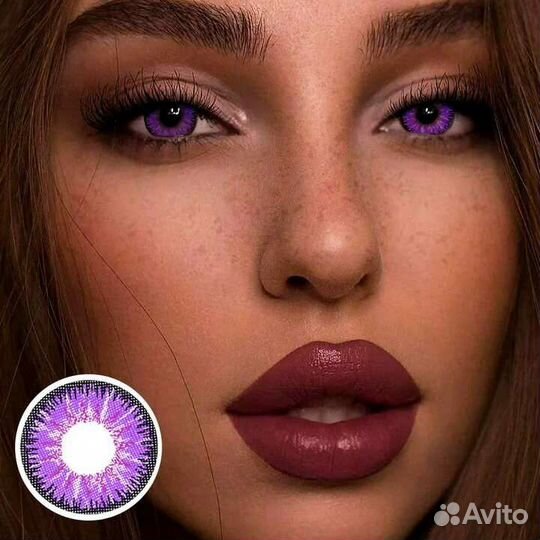 Линзы контактные цветные