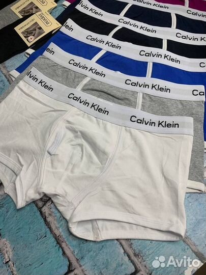 Трусы мужские боксеры calvin klein +5 носок