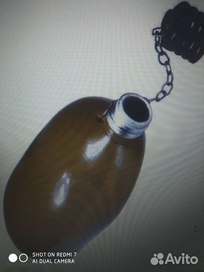 Фляжка армейская с чехлом сссс новая с хранения