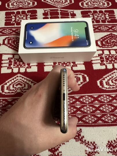 iPhone X 64 Silver 100 батарея