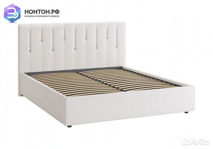 Кровать Кристи 1.6 м белая