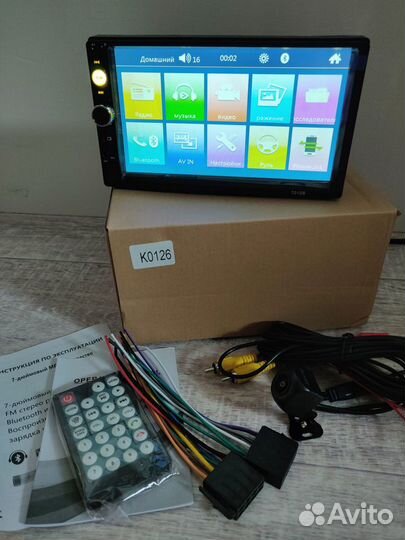 Новая 2 din Автомагнитола 2Din магнитофон + камера