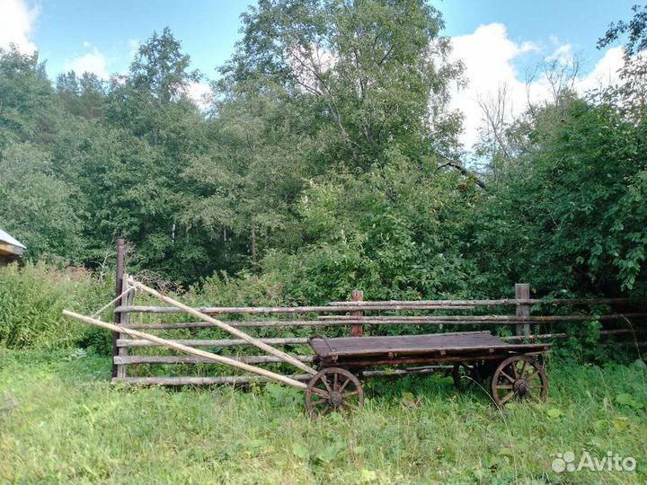 Телега для лошади старинная