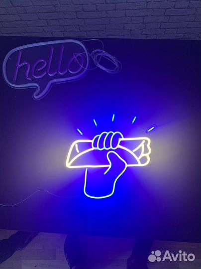 Неоновая вывеска от производителя
