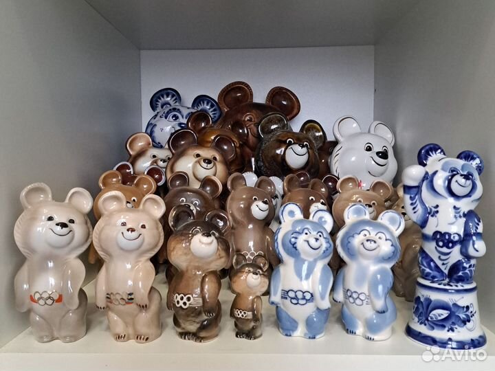 Олимпийский мишка 1980 (31 шт)