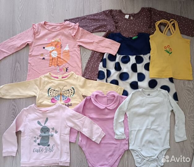 Детские вещи пакетом для девочки р. 80-86